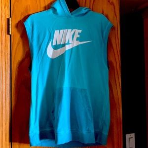 Large Nike tank style hoodie